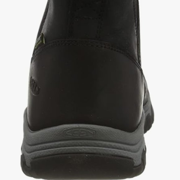 NEW Keen Womens Leather Greta Chelsea Mid Height Waterproof Snow Boot Sz 6 black - Picture 6 of 9